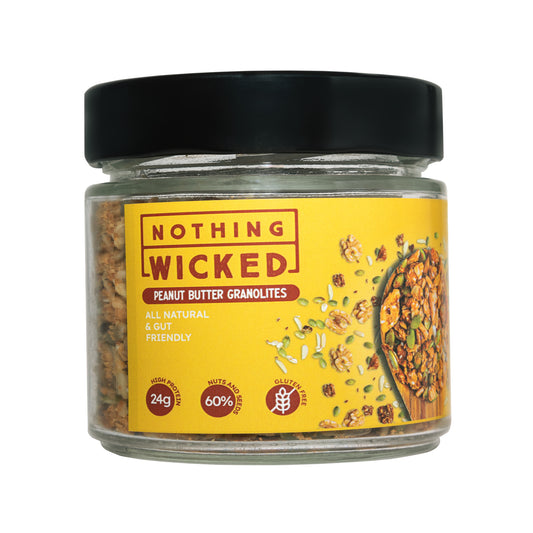 Peanut Butter Granolites Jar | Gluten Free | Vegan friendly | 100g